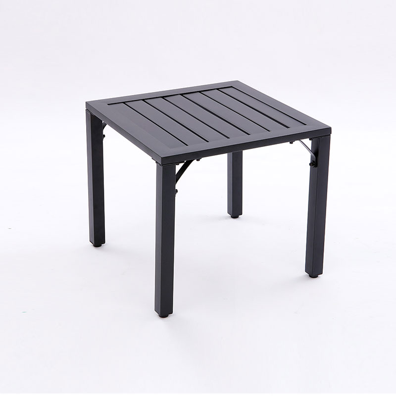 Outdoor waterproof and rust-proof coffee shop outdoor tea table and chair three-piece combination